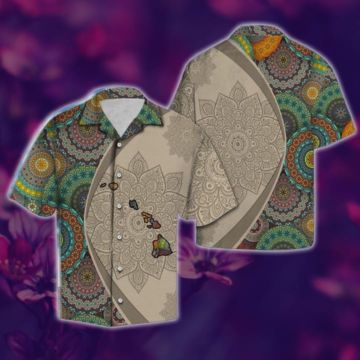 hawaii-mandala-short-sleeves-hawaiian-shirt-summer-hawaii-1-EgVFW.jpg Hawaii Mandala Short Sleeves Hawaiian Shirt Summer Hawaii Product Photo