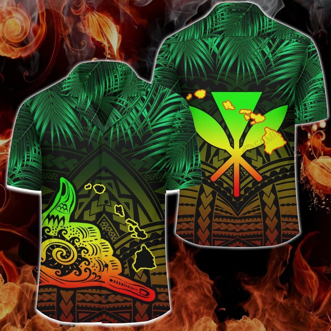 hawaii-shaka-reggae-polynesian-design-hawaii-shirt-summer-hawaiian-1-3N4qY.jpg Hawaii Shaka Reggae Polynesian Design Hawaii Shirt Summer Hawaiian Product Photo