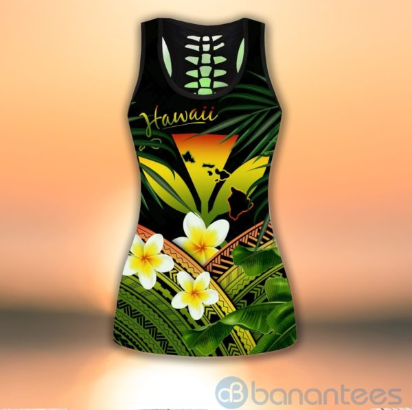 Hawaii Tank Top Legging Set Outfit Product Photo