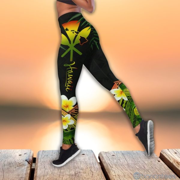 Hawaii Tank Top Legging Set Outfit Product Photo