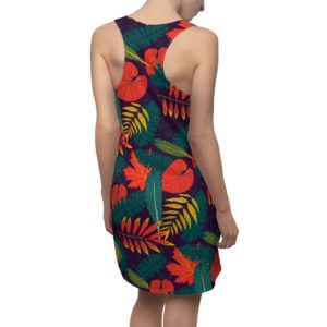 hawaiian tropical leaves and flowers pattern racerback dress for women 3 kg3eX 300x300 image Hawaiian Tropical Leaves And Flowers Pattern Racerback Dress For Women Product Photo
