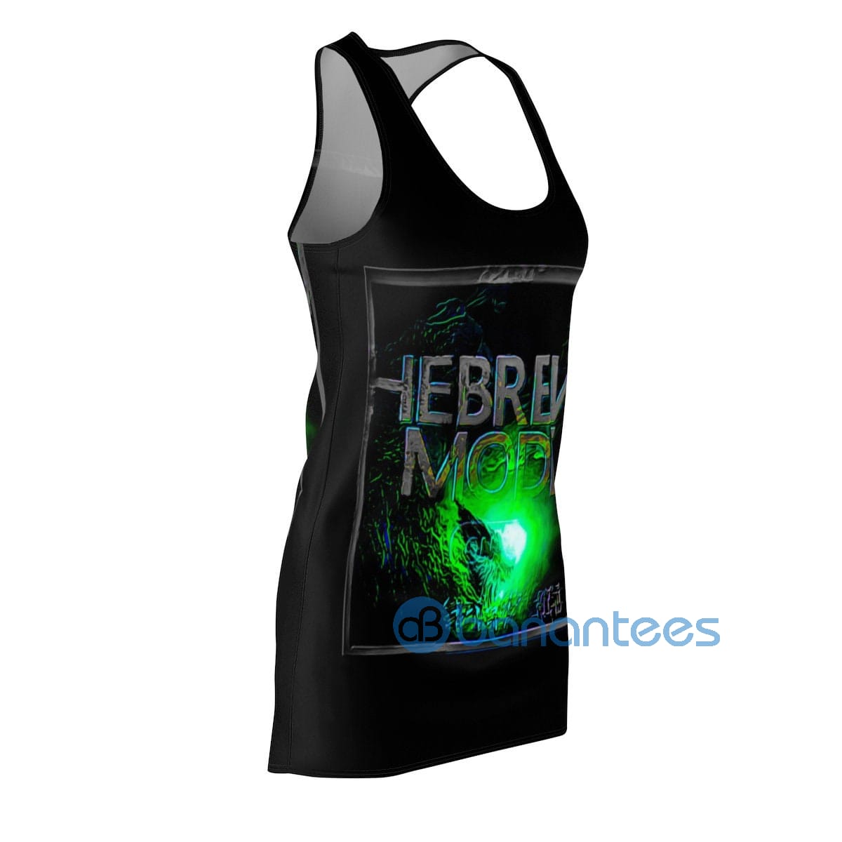 hebrew-mode-black-racerback-dress-for-women-5-abzgk.jpg Hebrew Mode Black Racerback Dress For Women Product Photo