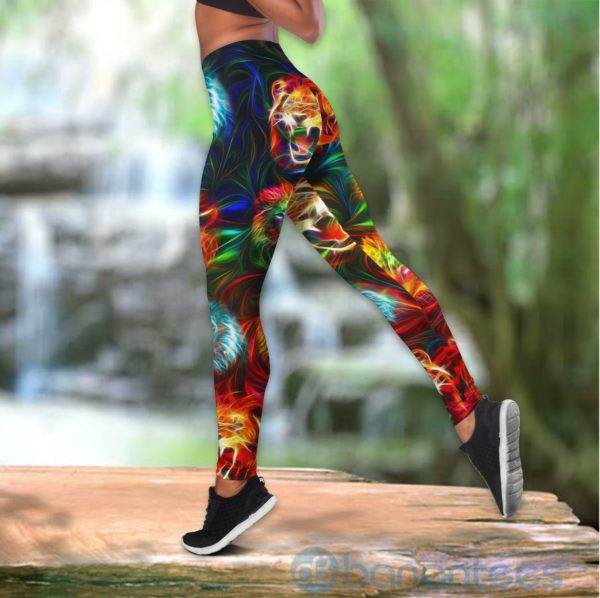 Hippe Lion Tank Top Legging Set Outfit Product Photo