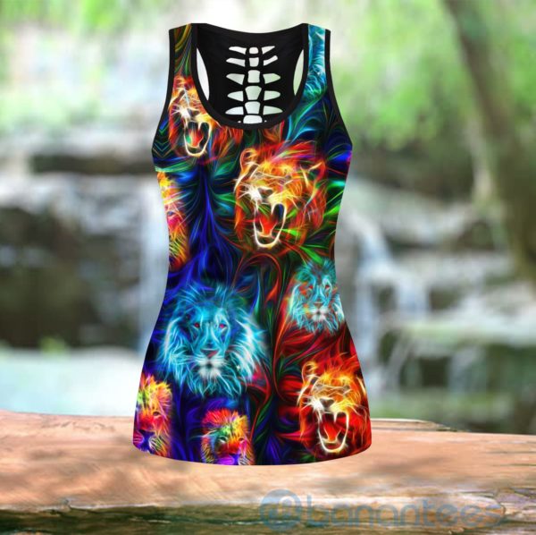 Hippe Lion Tank Top Legging Set Outfit Product Photo