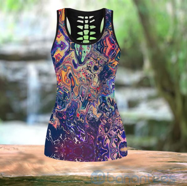 Hippie Art Tank Top Legging Set Outfit Product Photo