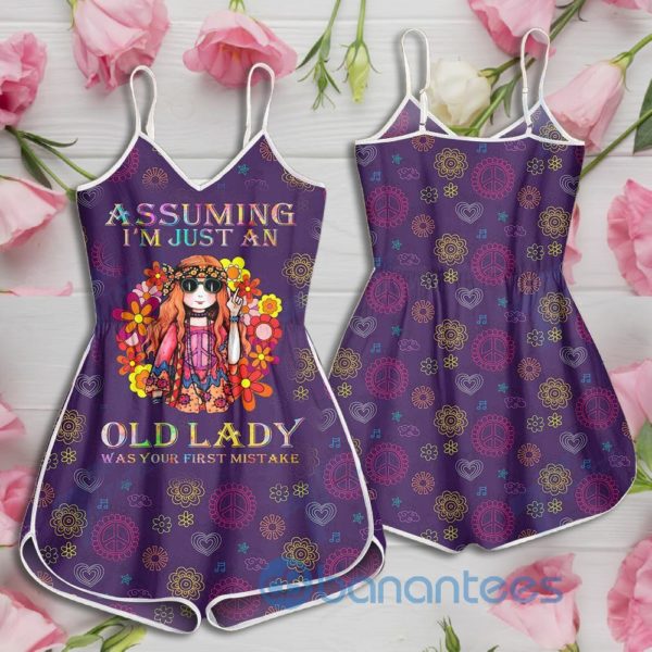 Hippie Assuming I'm Just An Old Lady Rompers For Women Product Photo