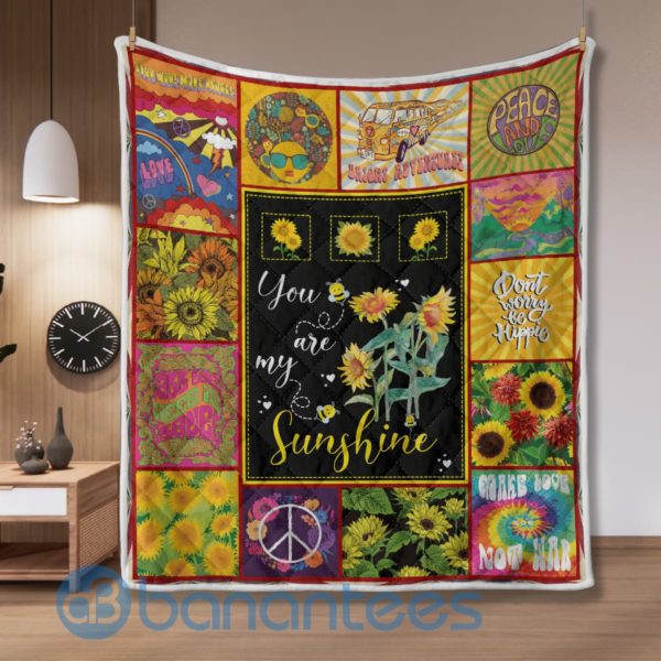 Hippie Hippy Design Quilt Blanket Product Photo