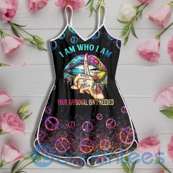 Hippie Lips I Am Who I Am Rompers For Women Product Photo