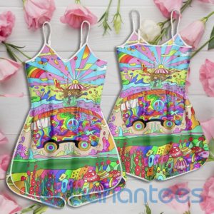 Hippie Psychedelic Color Pattern Rompers For Women Product Photo