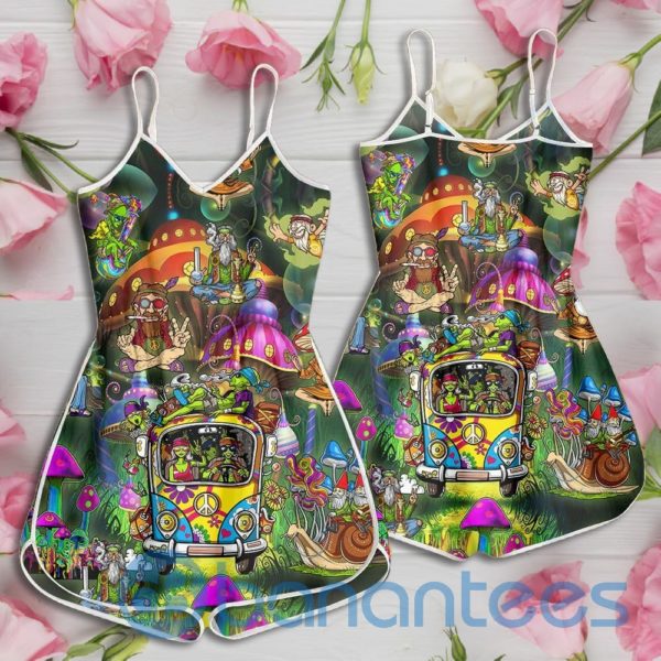 Hippie Psychedelics Mushrooms Rompers For Women Product Photo
