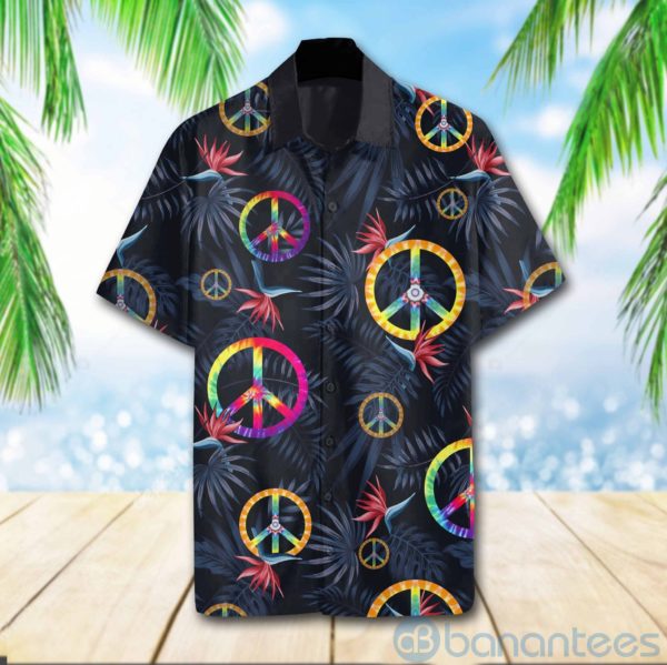 Hippie Tropical Hawaiian Shirt Product Photo