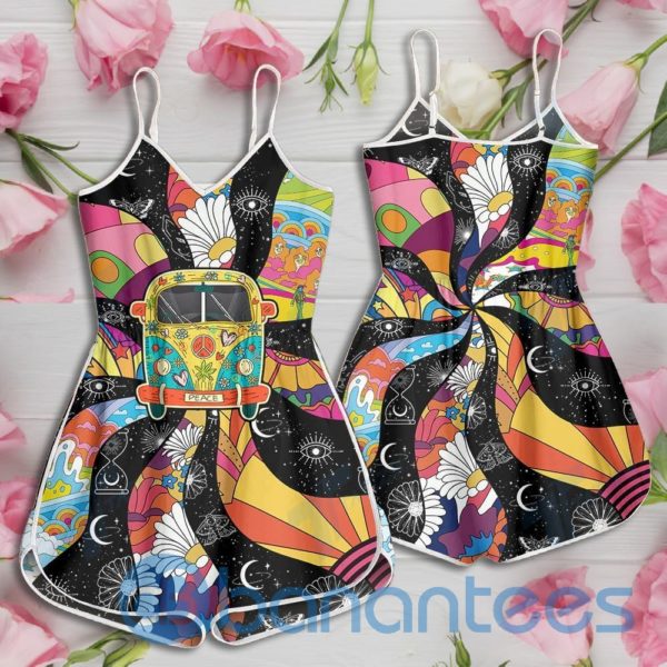 Hippie Vans Psychedelic Color Rompers For Women Product Photo