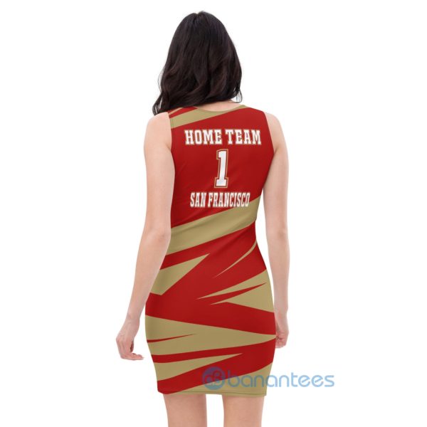 Home Team San Francisco Zig Zag Themed Racerback Racerback Dress Product Photo