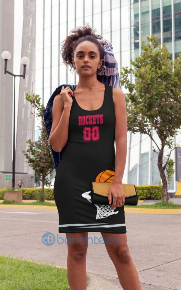 Hometeam Houston Rockets 00 Basketball Racerback Dress For Women Product Photo