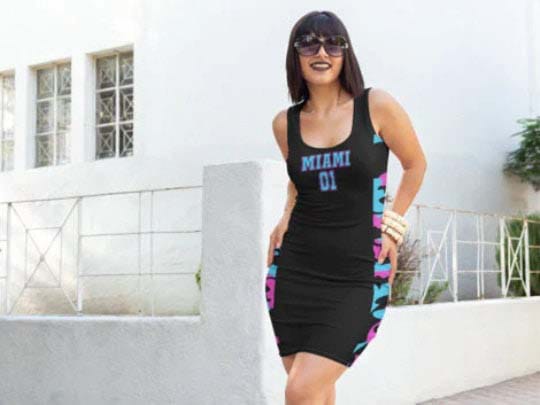 hometeam-miami-01-fashion-black-racerback-dress-for-women-1-4NNqB.jpg Hometeam Miami 01 Fashion Black Racerback Dress For Women Product Photo