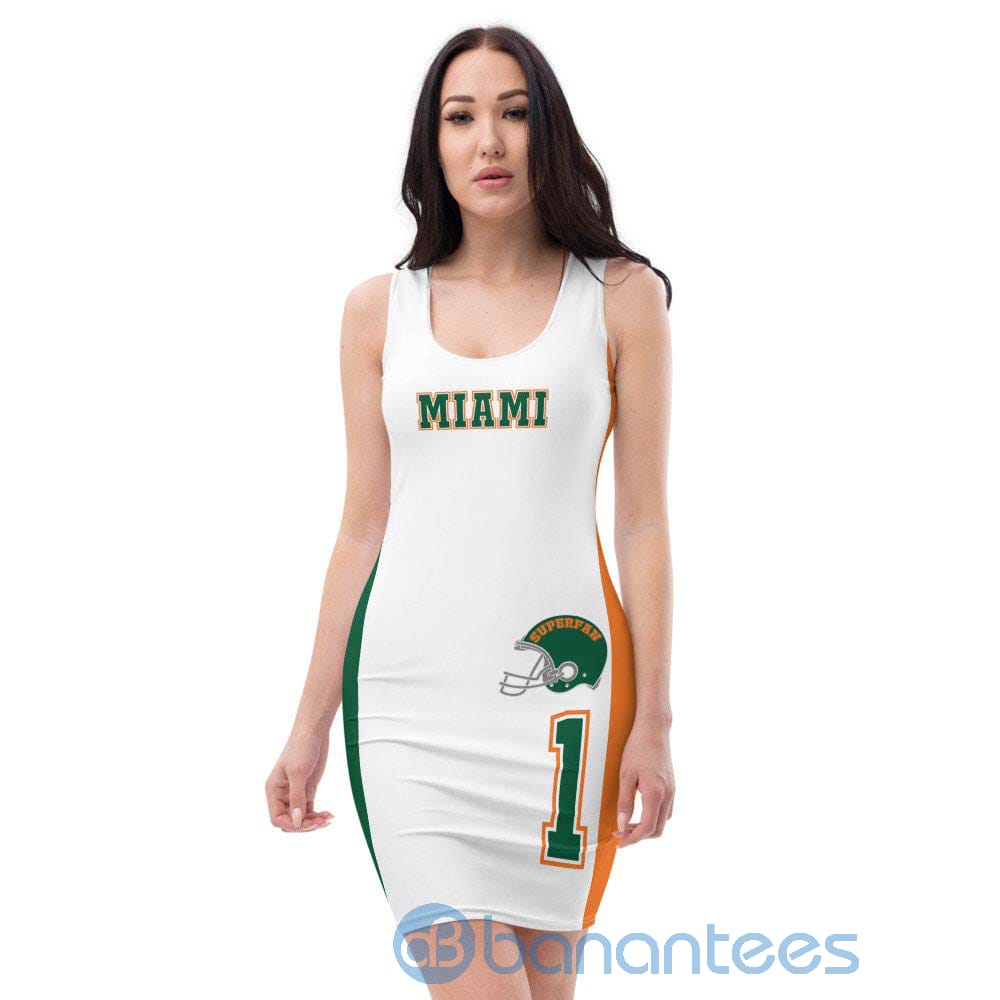 hometeam-miami-1-fashion-white-orange-green-racerback-dress-for-women-1-ciAeQ.jpg Hometeam Miami 1 Fashion White Orange Green Racerback Dress For Women Product Photo