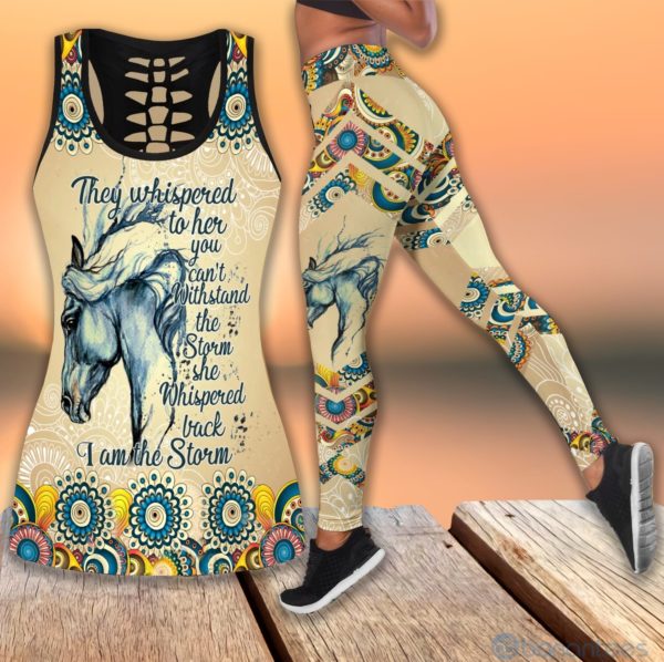Horse Quote Tank Top Legging Set Outfit Product Photo