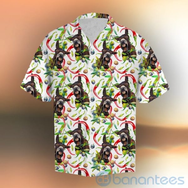Hot Chili Peppers And Donkeys Tropical Hawaiian Shirt Product Photo