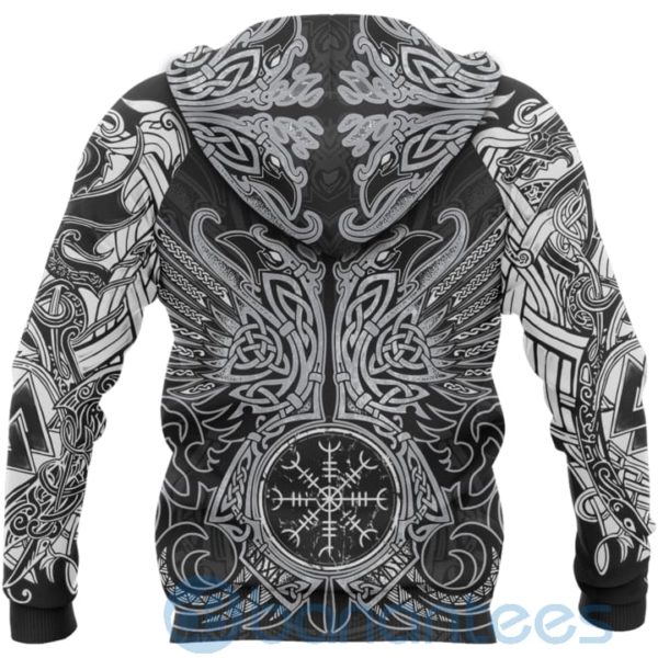 Huginn And Muninn Odin's Ravens All Over Printed 3D Hoodie Product Photo