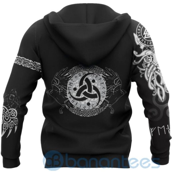 Huginn And Muninn Viking All Over Printed 3D Hoodie Product Photo