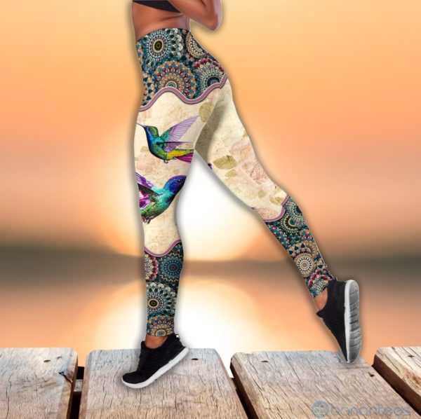 Hummingbirds Tank Top Legging Set Outfit Product Photo