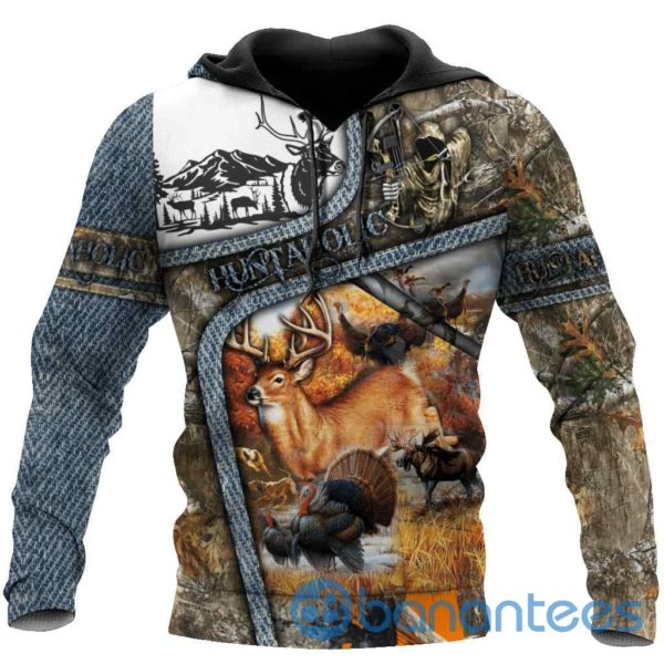 Huntaholic Deluxe All Over Print 3D Hoodie Product Photo