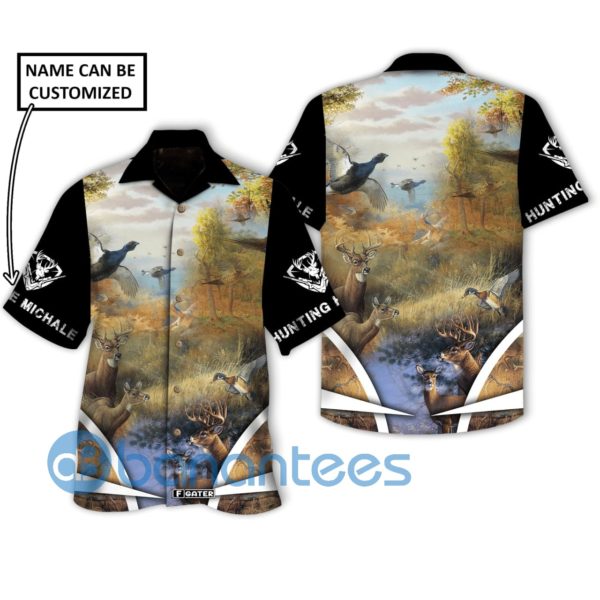 Hunting Shirt Personalized Name Hunting Custom Hawaiian Shirt Summer Hawaiian Product Photo