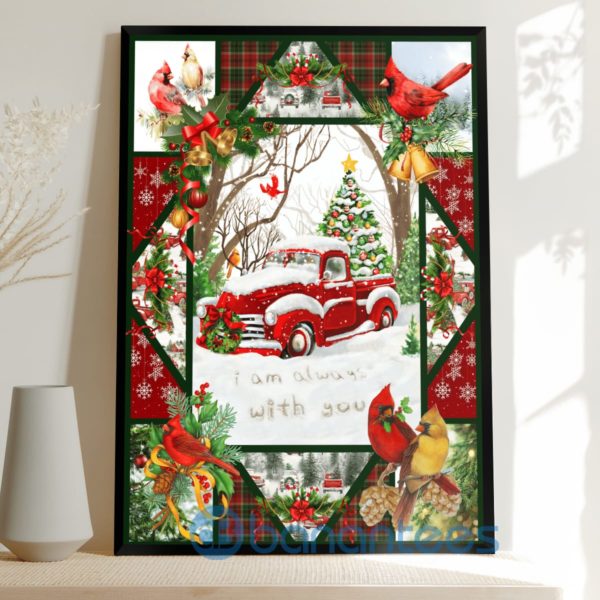 I Am Always With You Christmas Car Wall Art Canvas Product Photo