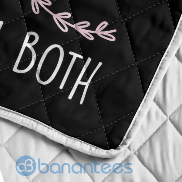I Have Two Title Mom And Nana Quilt Blanket Quilt Product Photo