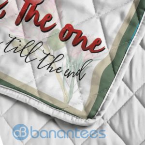 I Love To The Mom And Back Flower Quilt Blanket Quilt Product Photo