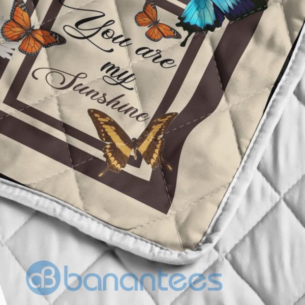 I Love You My Daughter One To Know Butterfly Quilt Blanket Product Photo