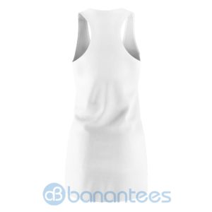I Need a Cocktail Hold The Tail White Racerback Dress For Women Product Photo