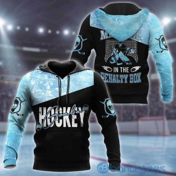 Ice Hockey All Over Print 3D Hoodie Product Photo