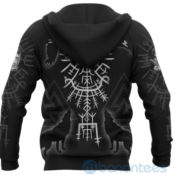Iceland Coat of Arms Mix Viking All Over Printed 3D Hoodie Product Photo