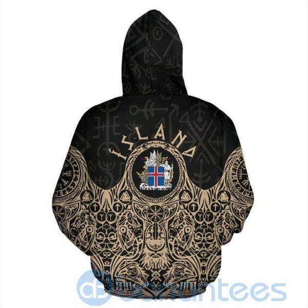 Iceland Vikings Coat of Arms All Over Printed 3D Hoodie Product Photo