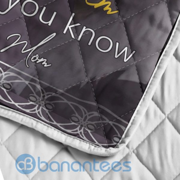 If They Whisper To You Eagle Mom To Son Quilt Blanket Product Photo
