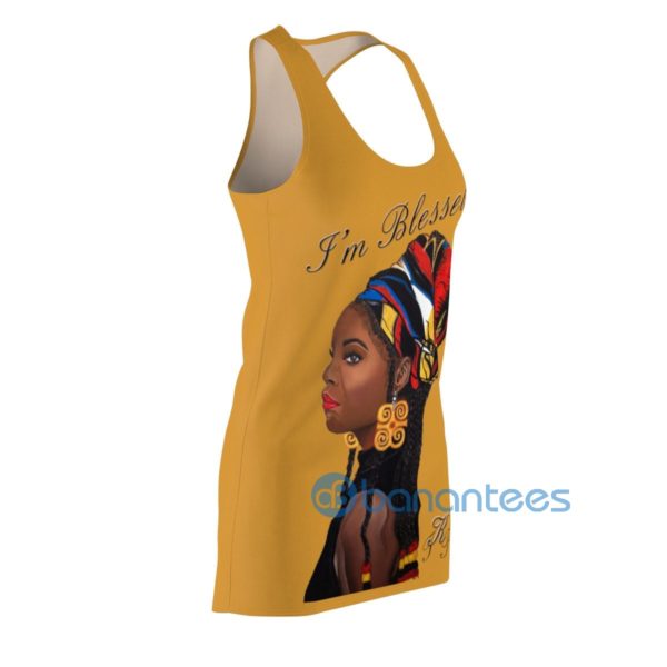 I'm Blessed Black Girl Racerback Dress For Women Product Photo