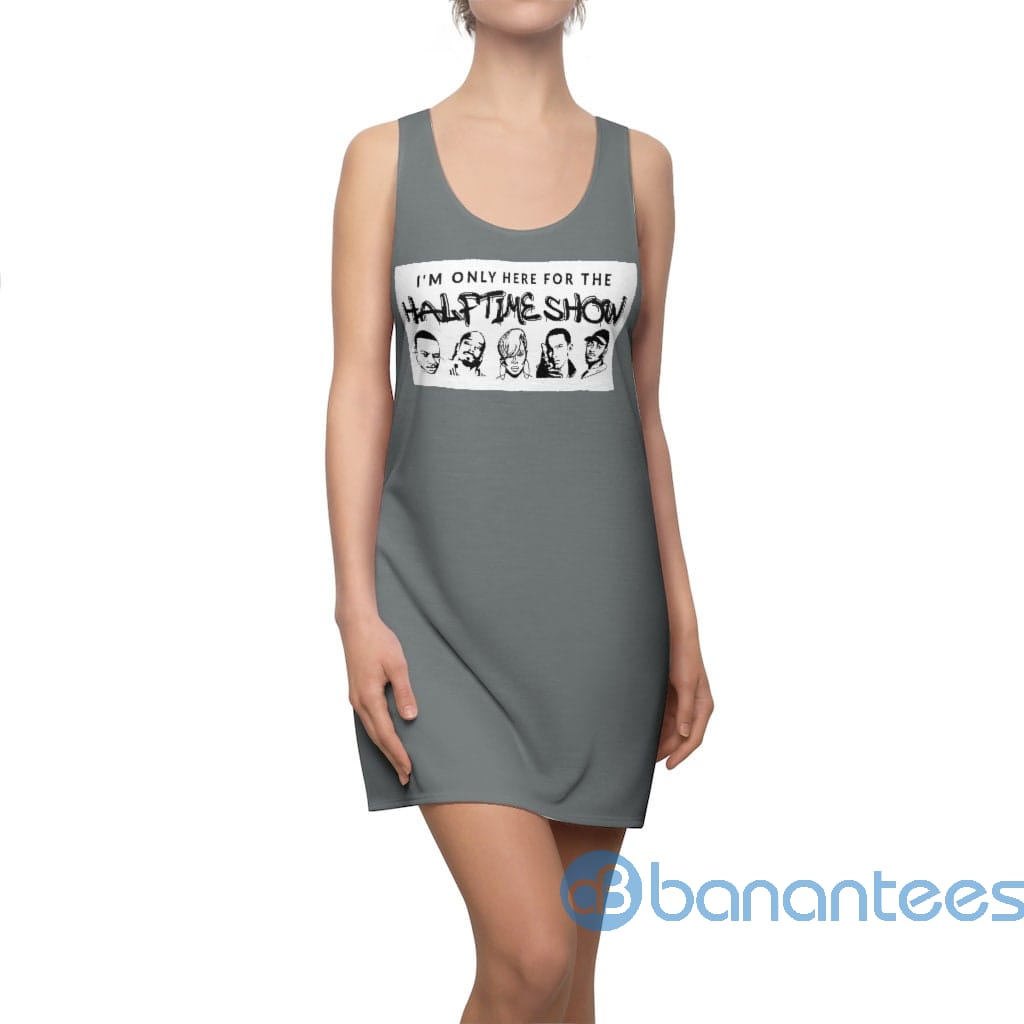 im-only-here-for-the-halftime-show-super-bowl-racerback-dress-for-women-1-sXPVw.jpg I'm Only Here For The Halftime Show Super Bowl Racerback Dress For Women Product Photo