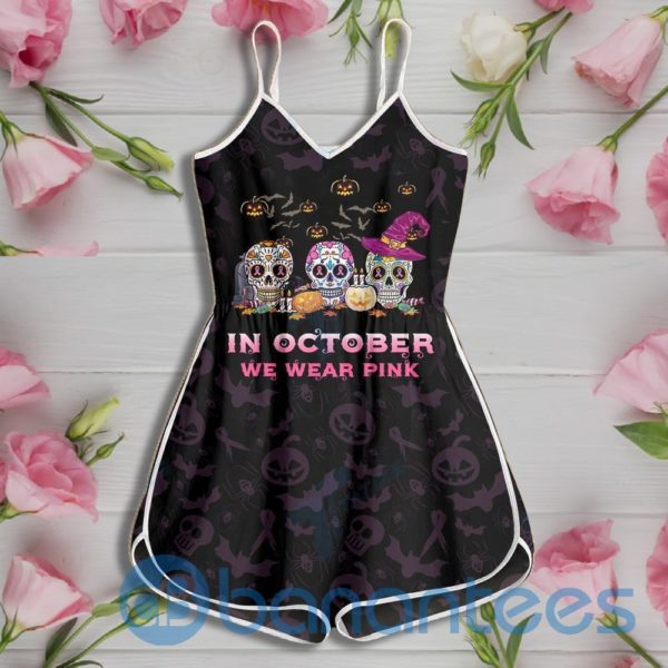 In October We Wear Pink Rompers For Women 6kn Product Photo