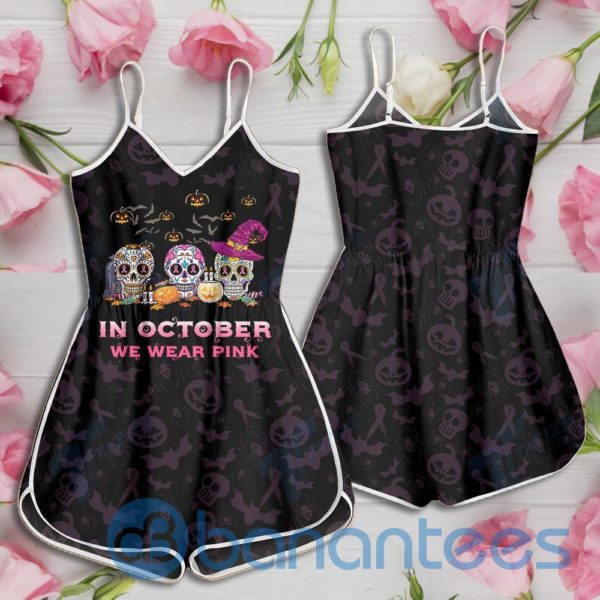 In October We Wear Pink Rompers For Women 6kn Product Photo