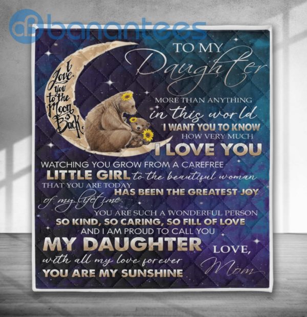 In This World I Want You To Know How Verymuch I Love You Quilt Blanket Quilt Product Photo
