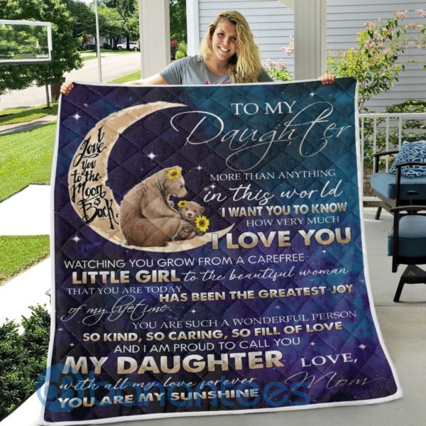 In This World I Want You To Know How Verymuch I Love You Quilt Blanket Quilt Product Photo