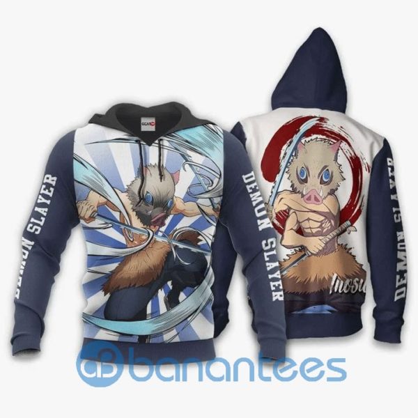Inosuke Hashibira Anime Manga Demon Slayer Kimetsu No Yaiba 3D Hoodie Product Photo