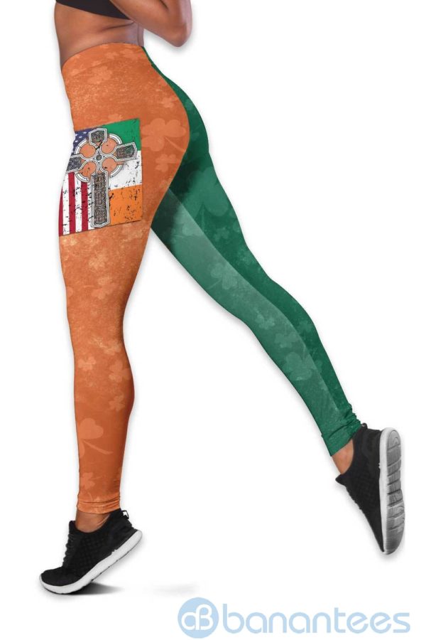 Irish By Blood Patriot By Choice American Birth Hollow Tank And Legging Outfit Product Photo