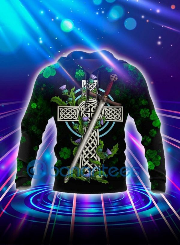 Irish St Patrick Day Over Print 3D Hoodie Product Photo