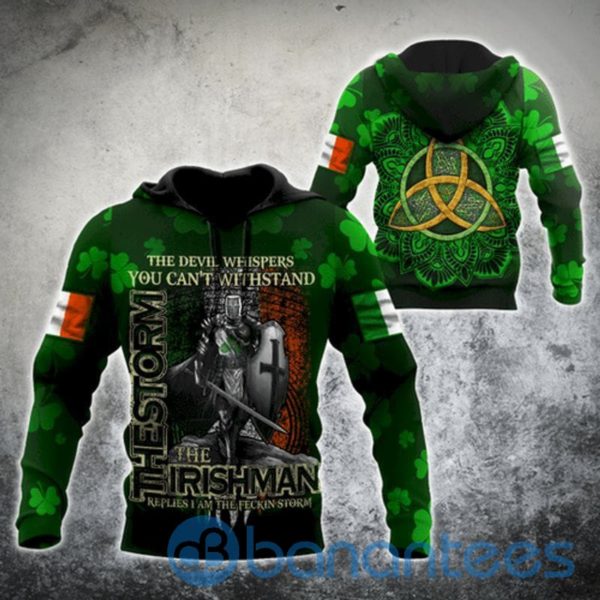 Irish St Patrick Day The Storm The Irish Man All Over Printing 3D Hoodie Product Photo