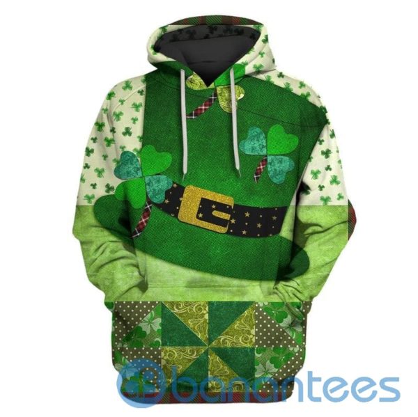 Irish St Patricks Day Custom Sharm Rock All Over Print 3D Hoodie Product Photo