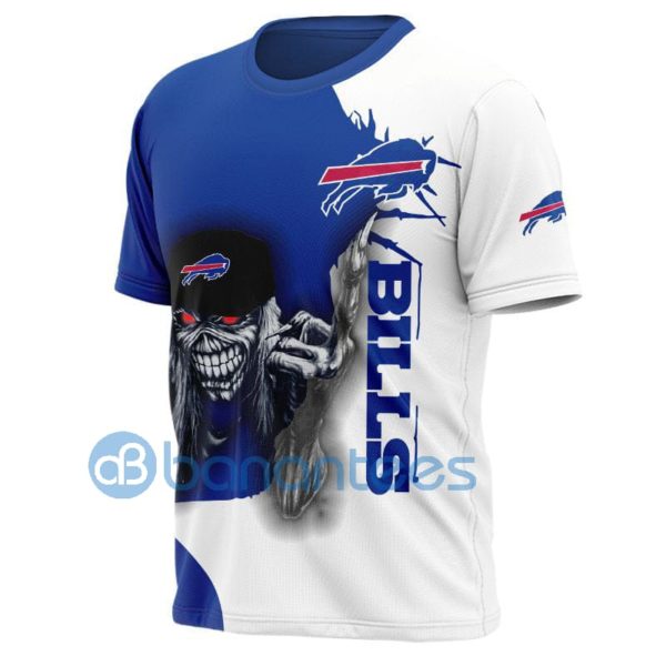 Iron Maiden Buffalo Bills Full Printed 3D T Shirt Product Photo