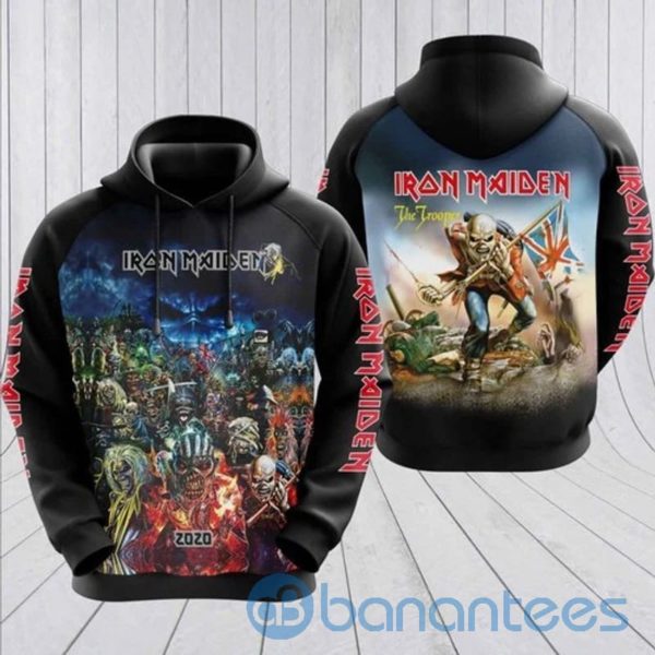 Iron Maiden Full Skull All Over Print 3D Hoodie Product Photo