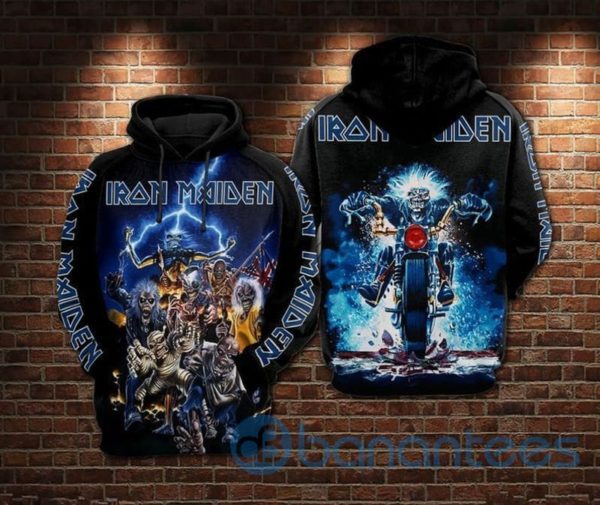 Iron Maiden Limited Edition Over Print All Over Print 3D Hoodie Product Photo